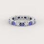 Celest Sapphire Eternity Ring